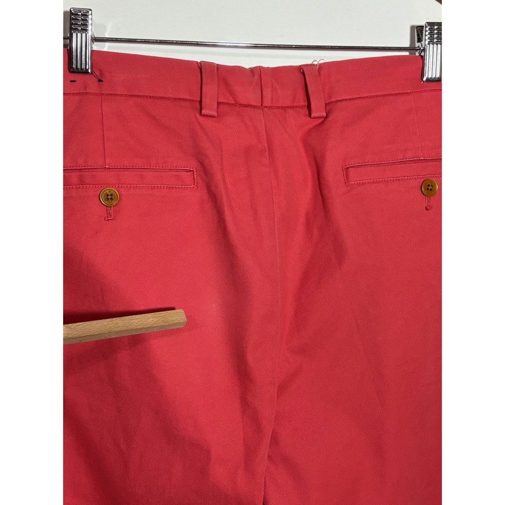 Brooks Brothers Milano Slim Fit Salmon Supima Cotton Chino Pants Mens 33x32 - Picture 5 of 12